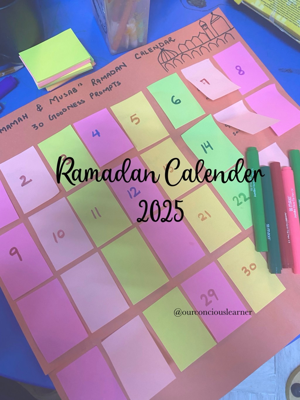 Ramadan Good Deeds’ Calender&nbsp;2025